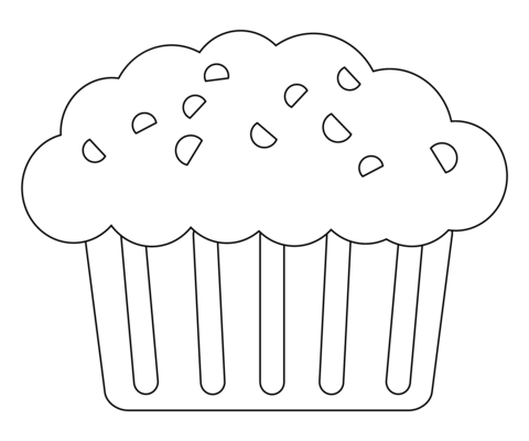 Fairy cupcake coloring book